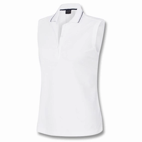 Galvin Green Martha Ventil8 Golf Mock White/Navy - SS20 Women