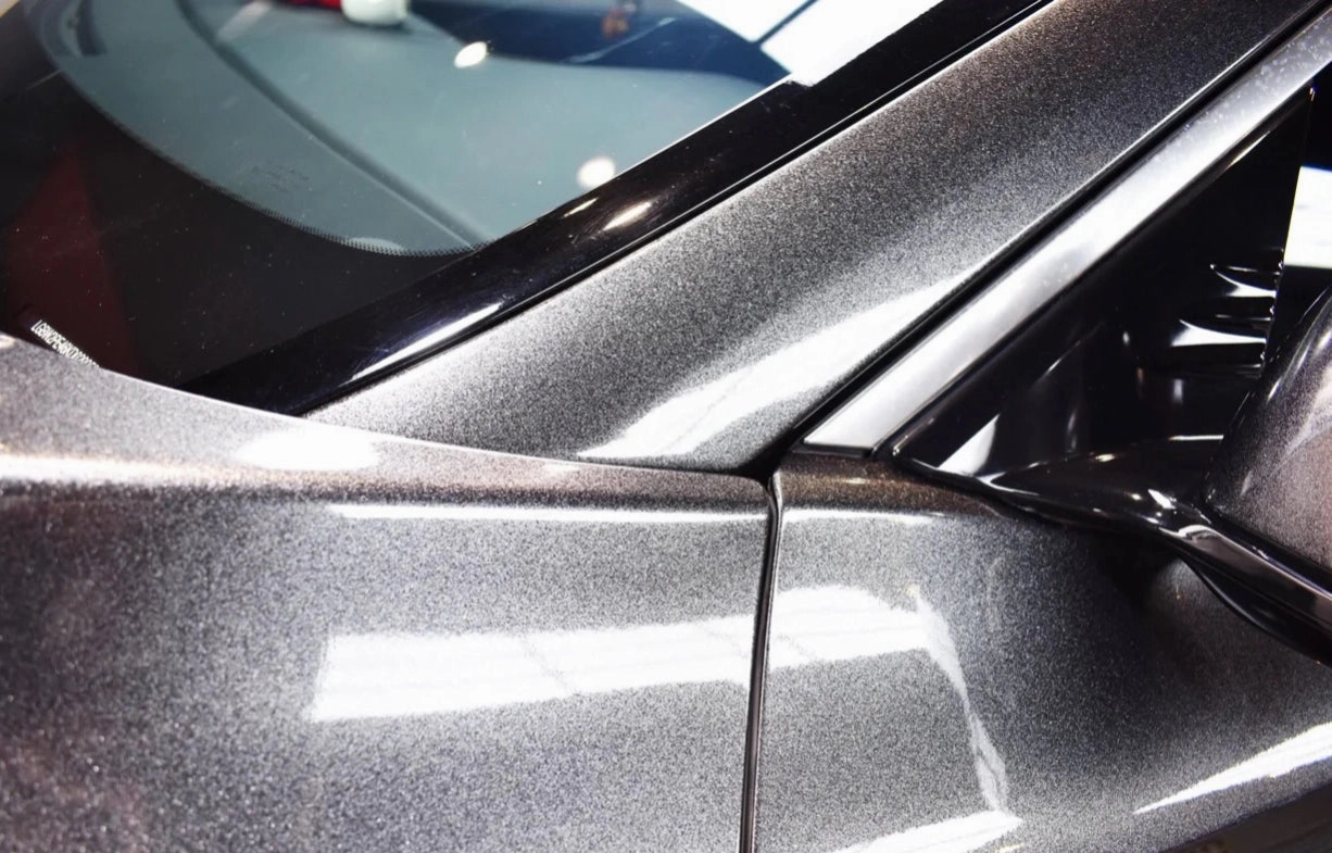 Gloss Metallic Coal Ash Vinyl Wrap