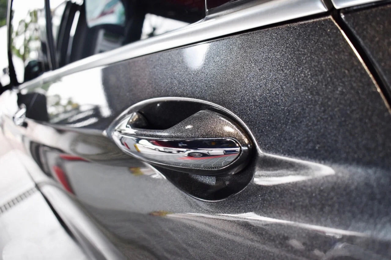 Gloss Metallic Coal Ash Vinyl Wrap