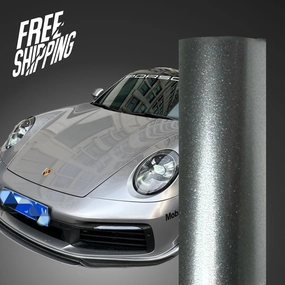 Gloss Metallic GT Silver Car Wrap