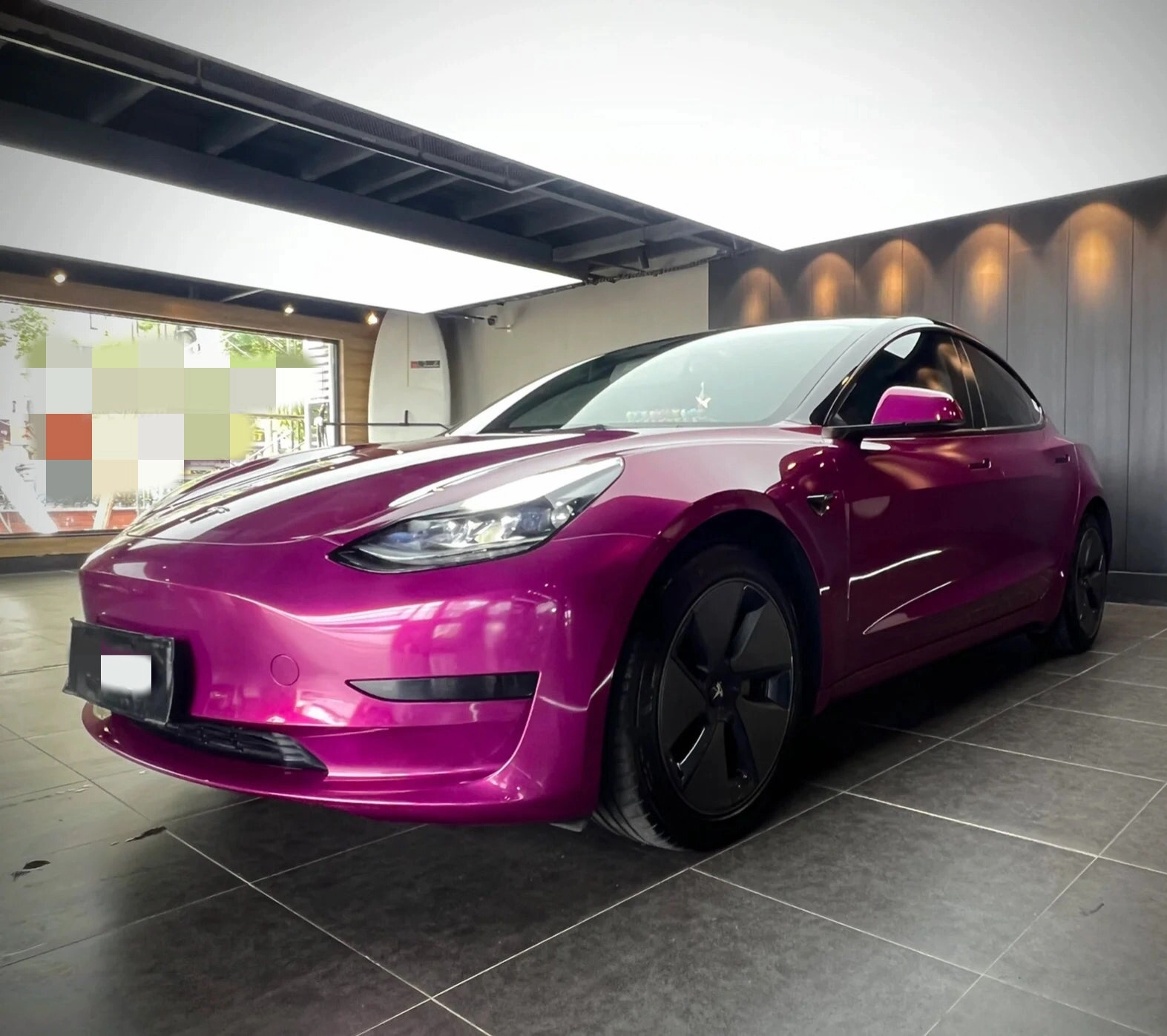 Gloss Metallic Jam Purple Car Wrap