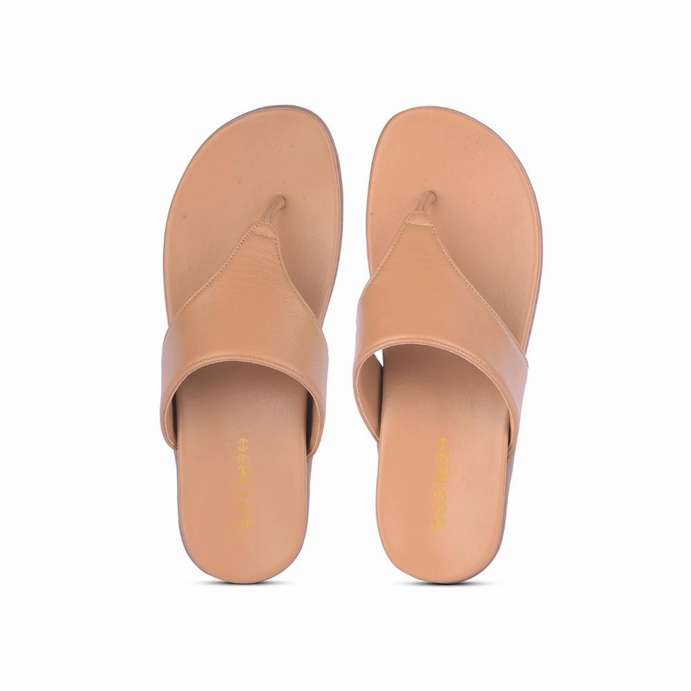 Healers Casual Beige Slipper For Women M18-1001 By Liberty
