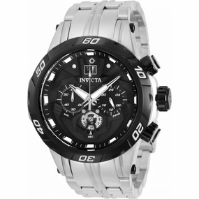 Invicta Men's Watch - Cruiseline Chrono Black Dial Stainless Steel Bracelet | 32146