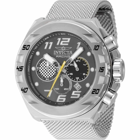 Invicta Men's Watch - Invicta Racing Chrono Gunmetal and Black Dial Bracelet | 47201