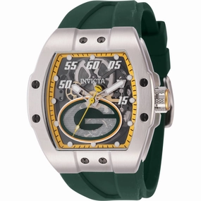 Invicta Men's Watch - NFL Green Bay Packers Automatic Green Silicone Strap | 45066