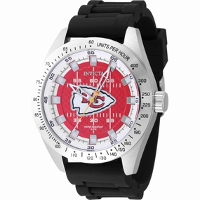 Invicta Men's Watch - NFL Kansas City Chiefs Red and White Dial Strap Quartz | 47865