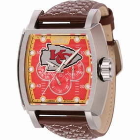 Invicta Men's Watch - NFL Kansas City Chiefs Yellow, Red and Silver Tone Dial | 45089