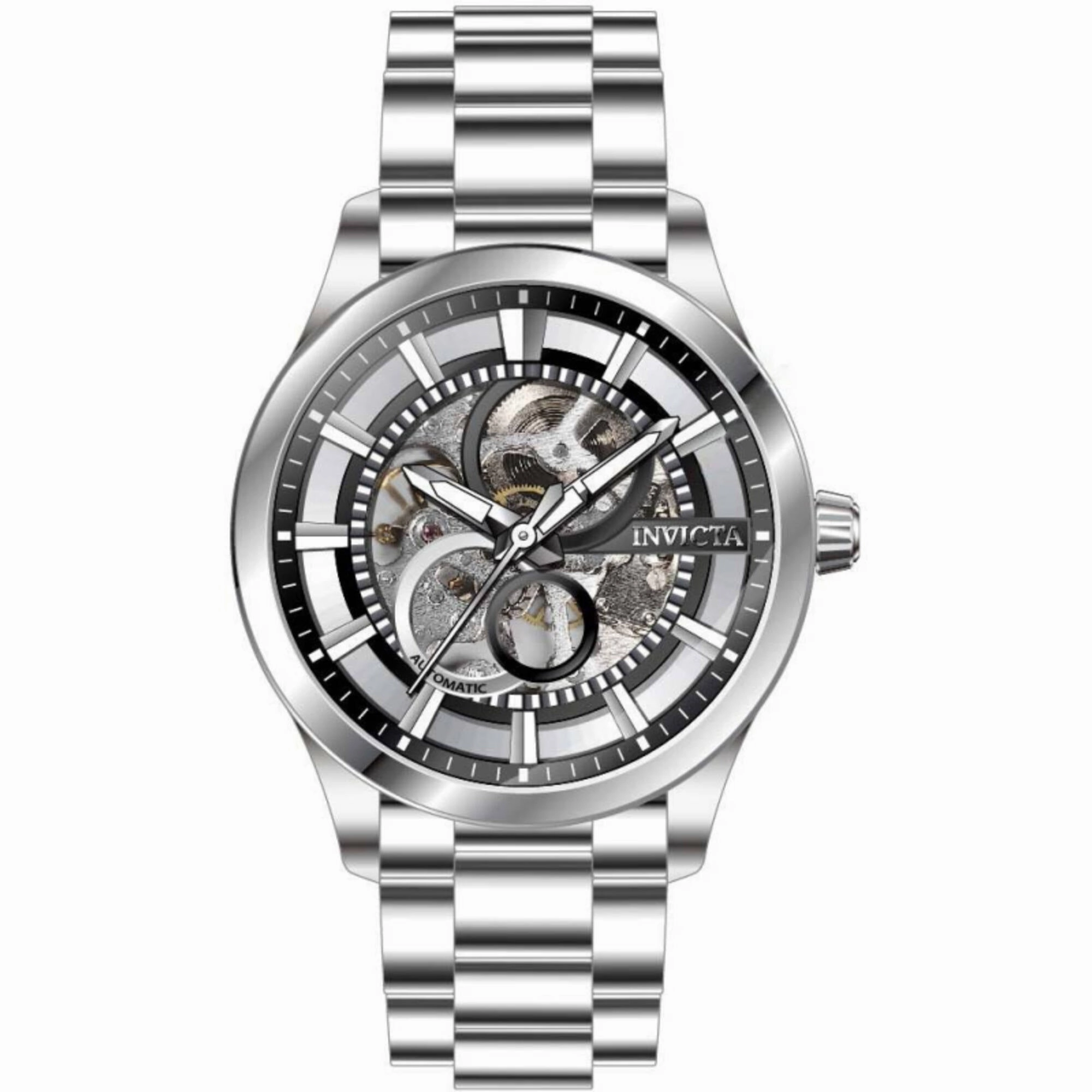 Invicta Men's Watch - Specialty Automatic Silver Tone Stainless Steel Bracelet | 46731
