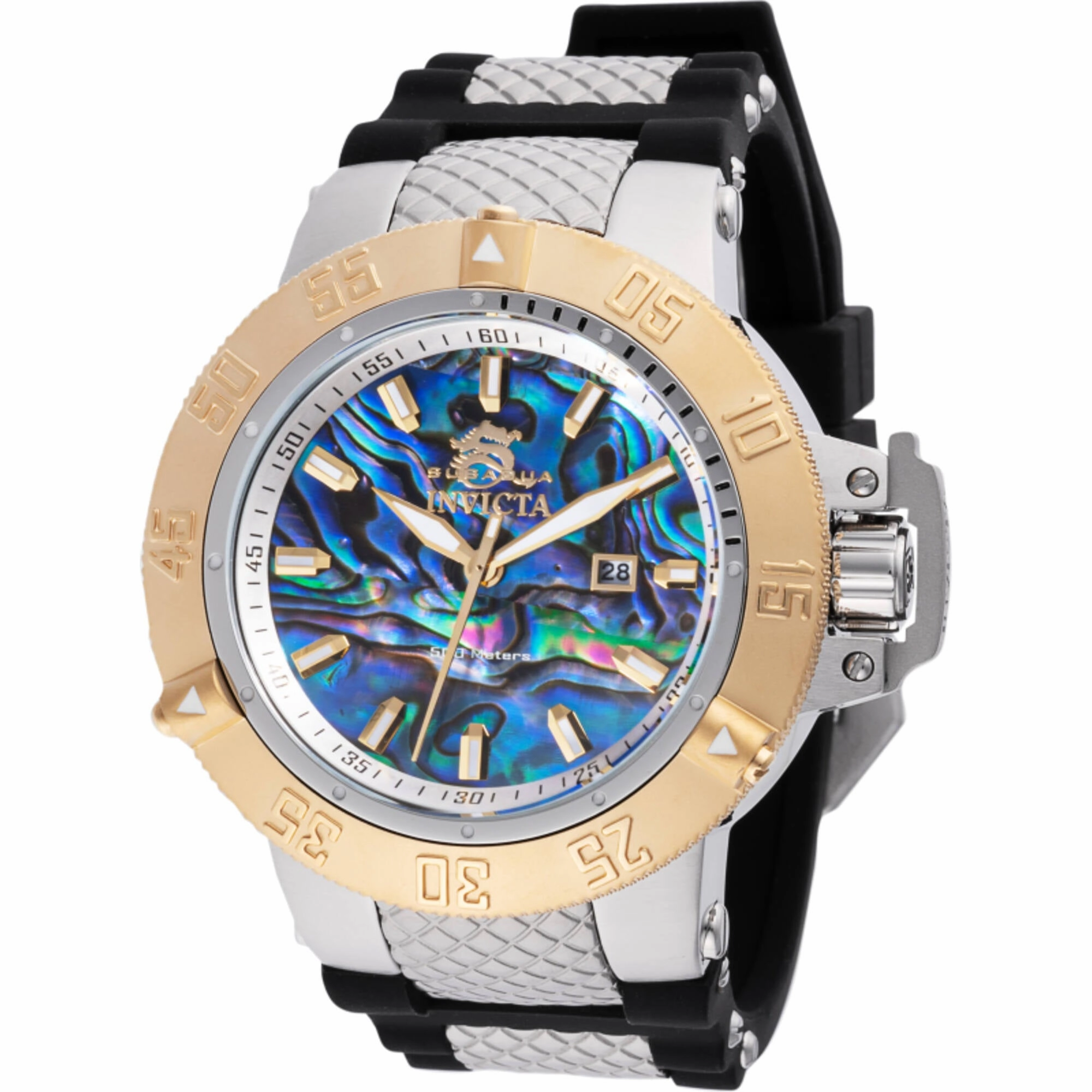 Invicta Men's Watch - Subaqua Noma III Silver Steel and Black Strap Quartz | 46456