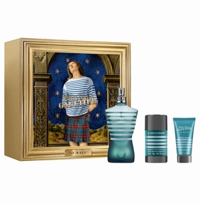 Jean Paul Gaultier Le Male 125ml EDT 3 Piece Gift Set