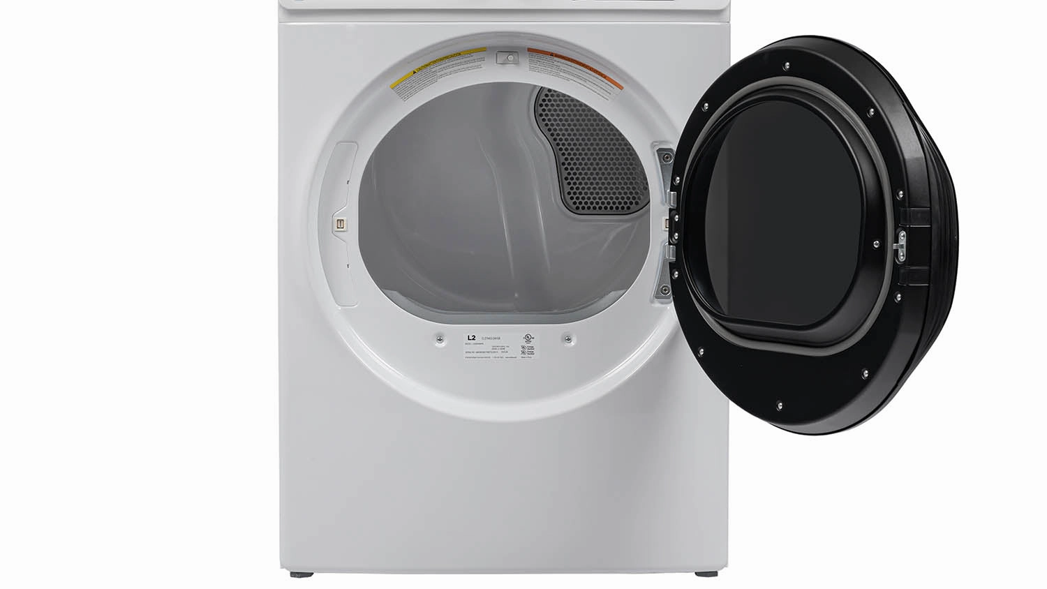 L2 White Electric Dryer with French Display (8.0 Cu. Ft) - LE52N3AWWFR