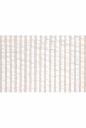 Laguna Cotton Seersucker Trouser - Tan