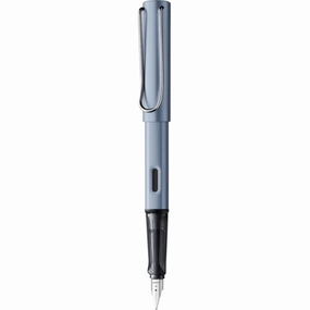 Lamy Fountain Pen - AL-Star Aluminium Body Plastic Grip, Azure, Extra Fine | L38AEF
