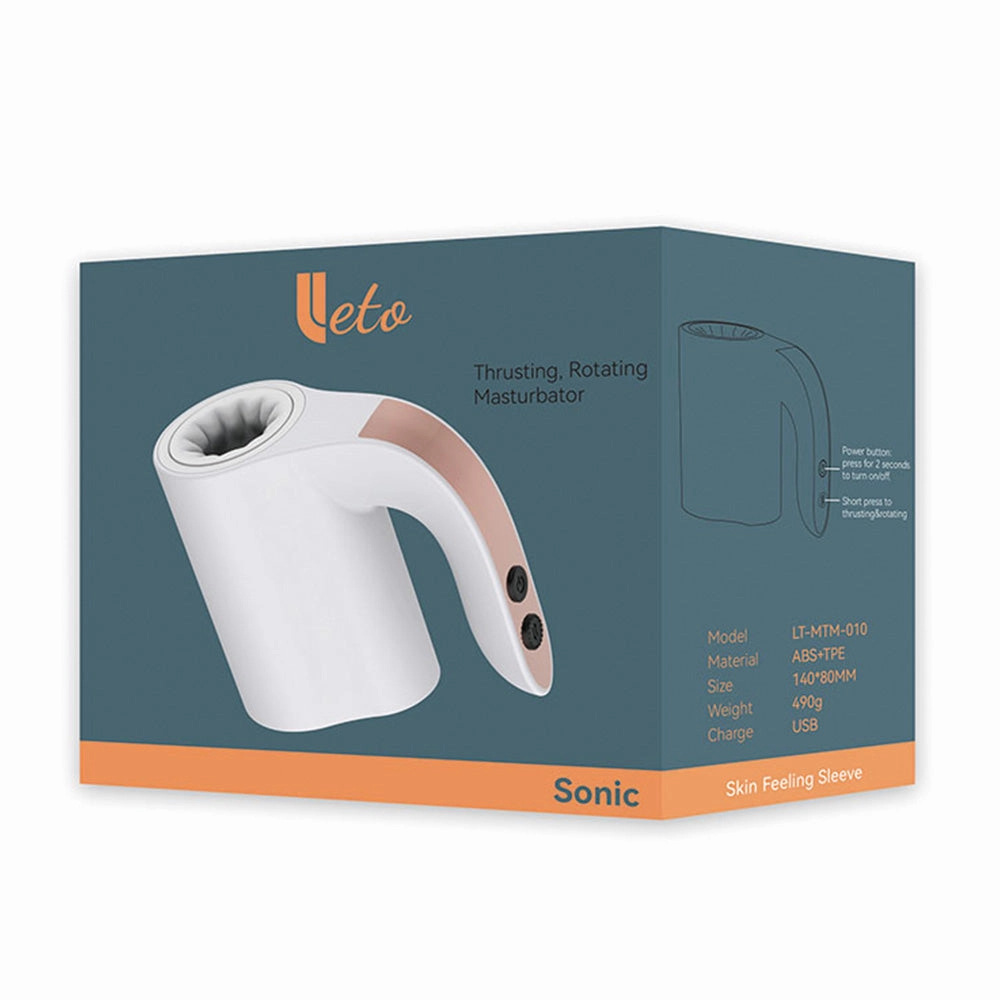 Leto Automatic Thrusting & Rotating Handheld Sonic Stroker