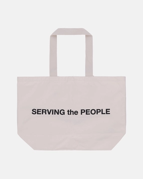 Logo Tote Bag Beige