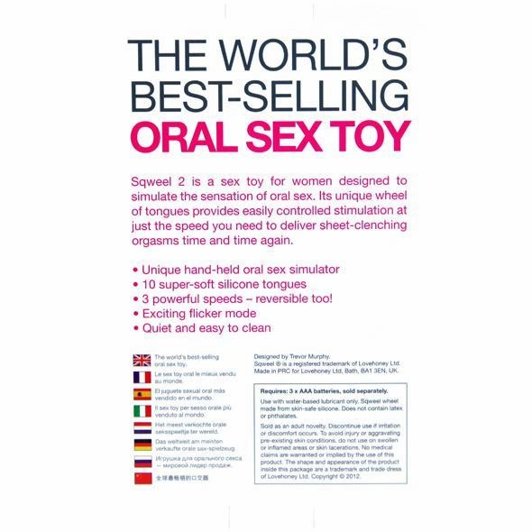 Lovehoney - Sqweel 2 Oral Sex Toy Clit Massager
