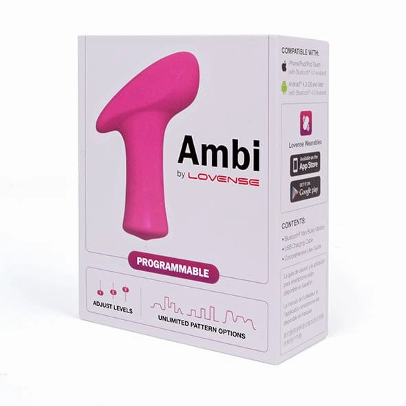 Lovense - Ambi App-Controlled Bullet Vibrator (Pink)