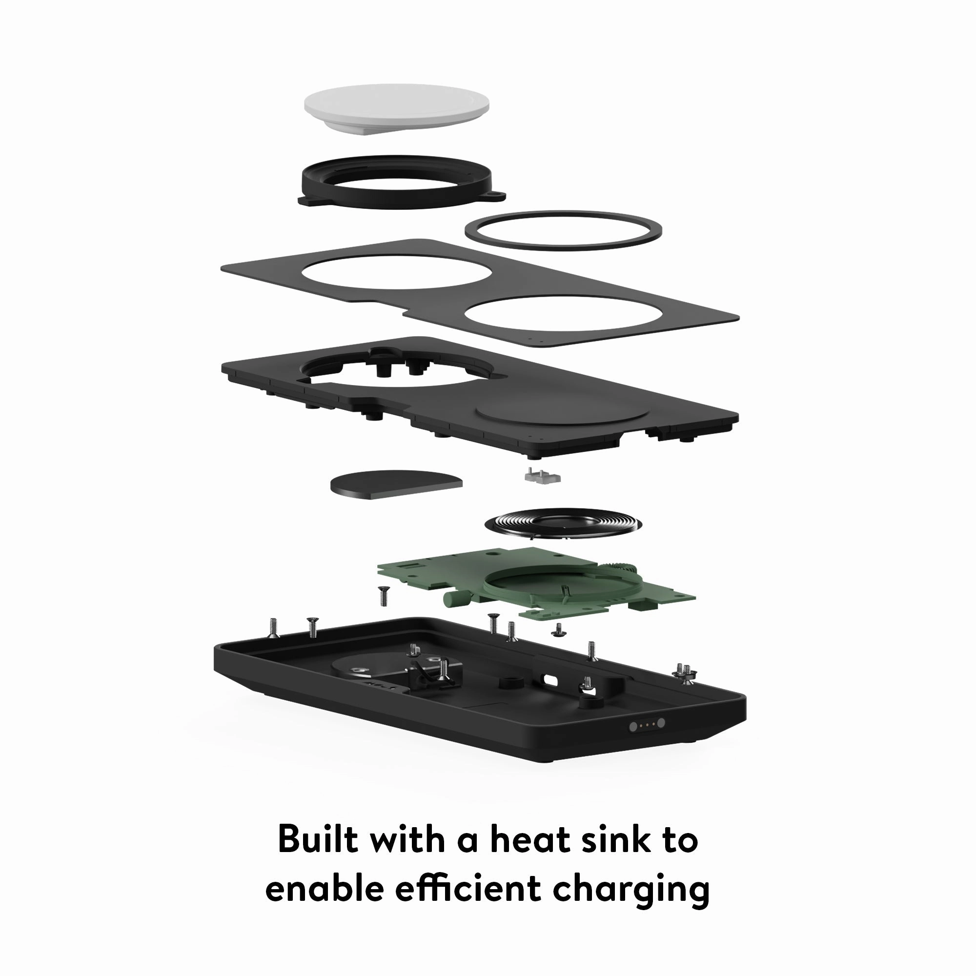 Matte Black Charging Station with MagSafe®