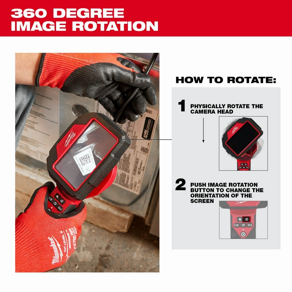 Milwaukee 2324-21 M12 12V 360 Cordless M-Spector 10' Inspection Camera