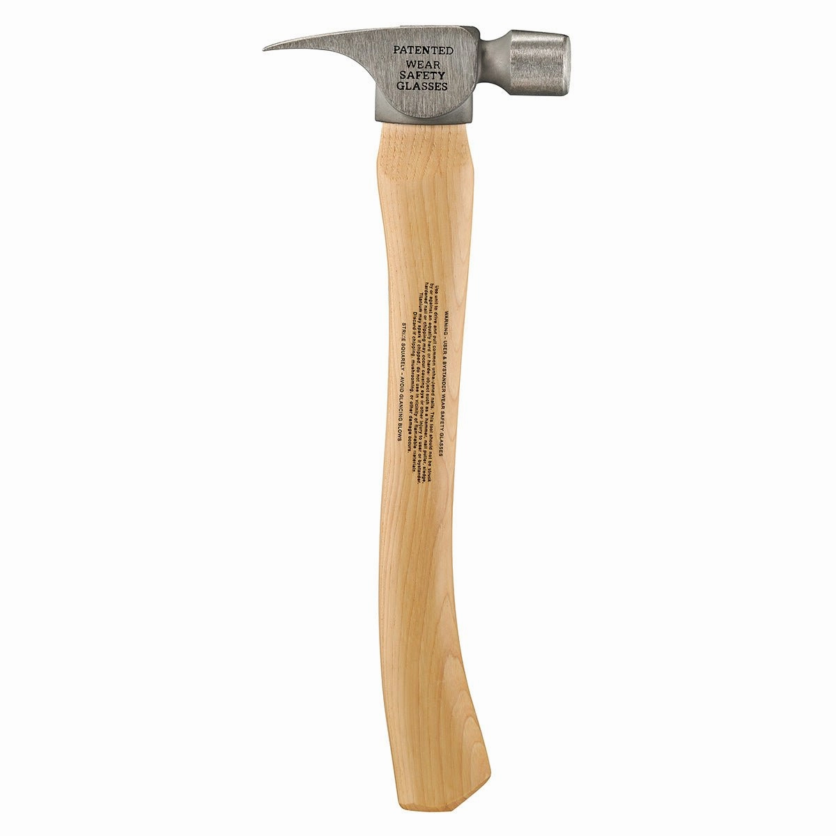 Milwaukee FH10C - 10 oz Titanium Smooth Face Hammer with 14.5 in. Curved Hickory Handle