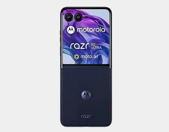 Motorola Razr 50 Ultra Single SIM  eSIM 512GB ROM 12GB RAM GSM Unlocked - Blue