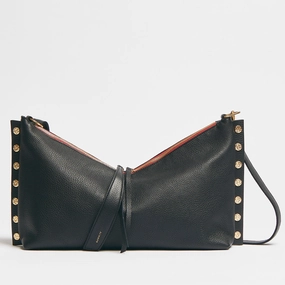 Mr. G | Black/Brushed Gold Hammered Red Zip | Lrg
