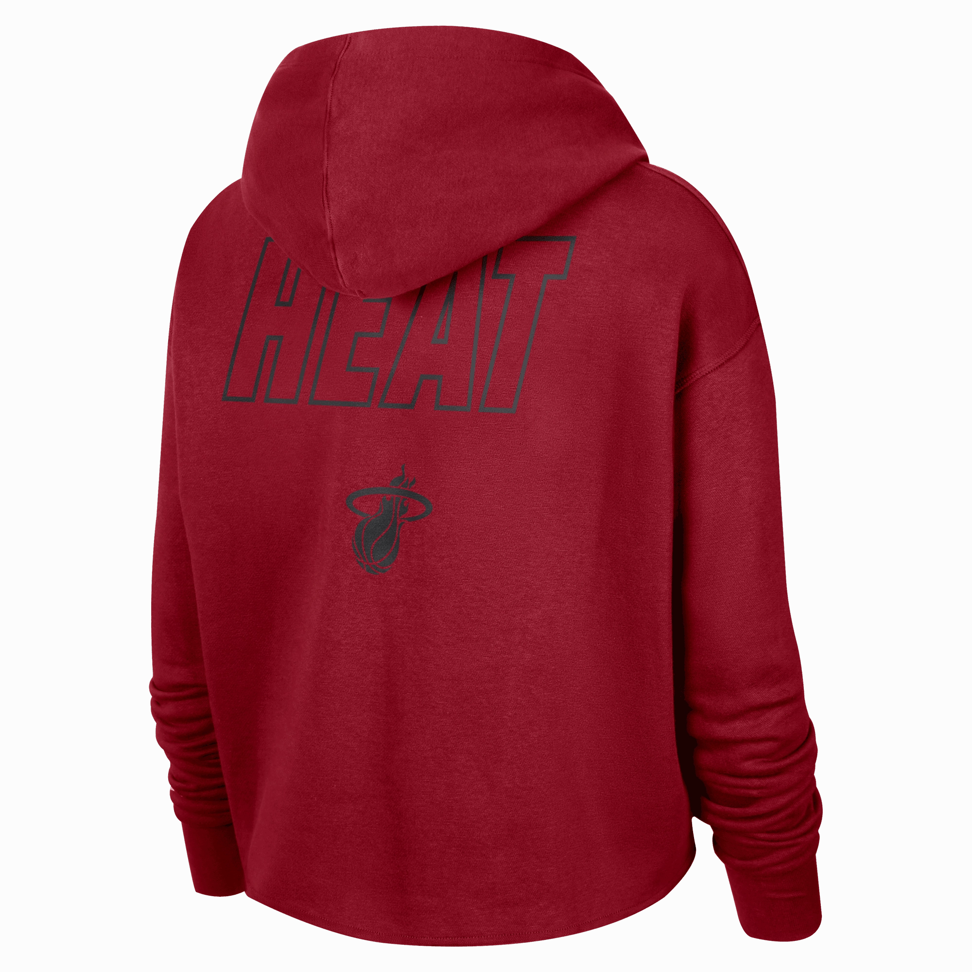 Nike Miami HEAT Courtside Fleece Pullover Women's Hoodie