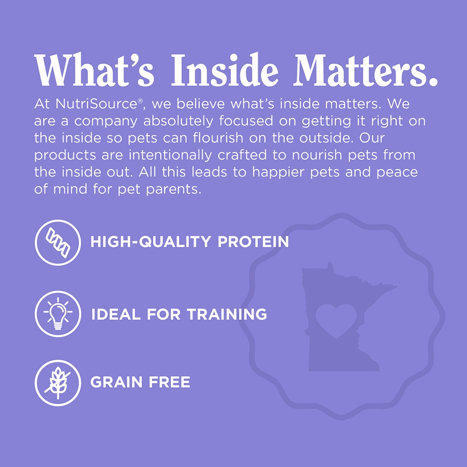 NutriSource Little Bites Grain Free Trout Dog Treats