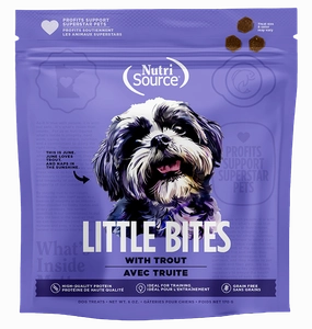 NutriSource Little Bites Grain Free Trout Dog Treats
