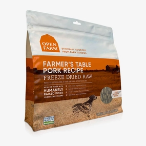 Open Farm Farmers Table Pork Freeze Dried Raw Dog Food