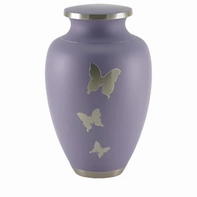 Oversize Extra Large Cremation Urn | XL Aria Butterflies | Designed for a large person up to 320#