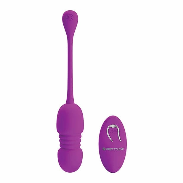 Pretty Love - Callieri Remote Thrusting and Vibrating Egg (Pink)