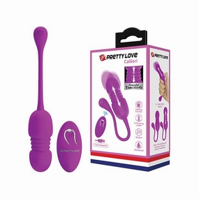 Pretty Love - Callieri Remote Thrusting and Vibrating Egg (Pink)