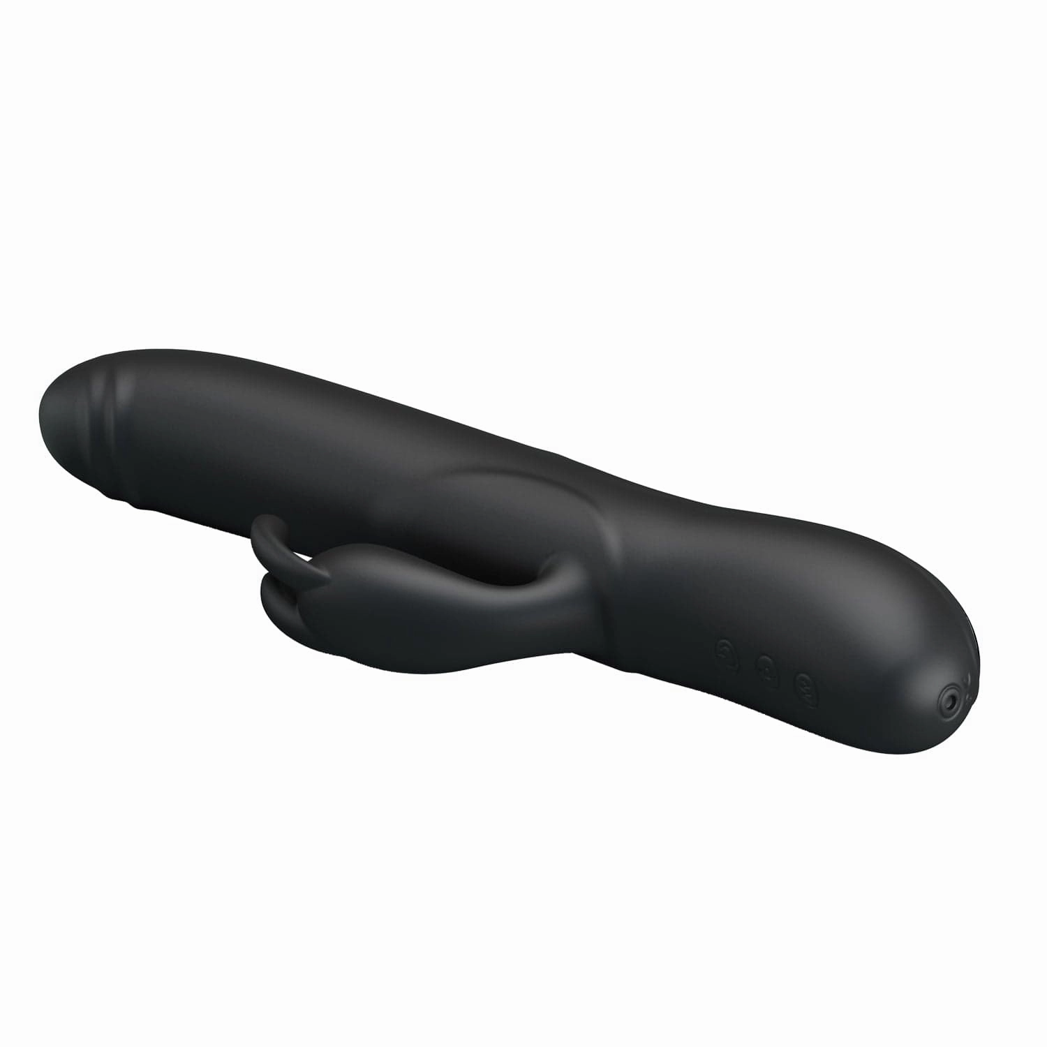 Pretty Love - Colin Vibrating Rotating Rabbit Vibrator (Black)
