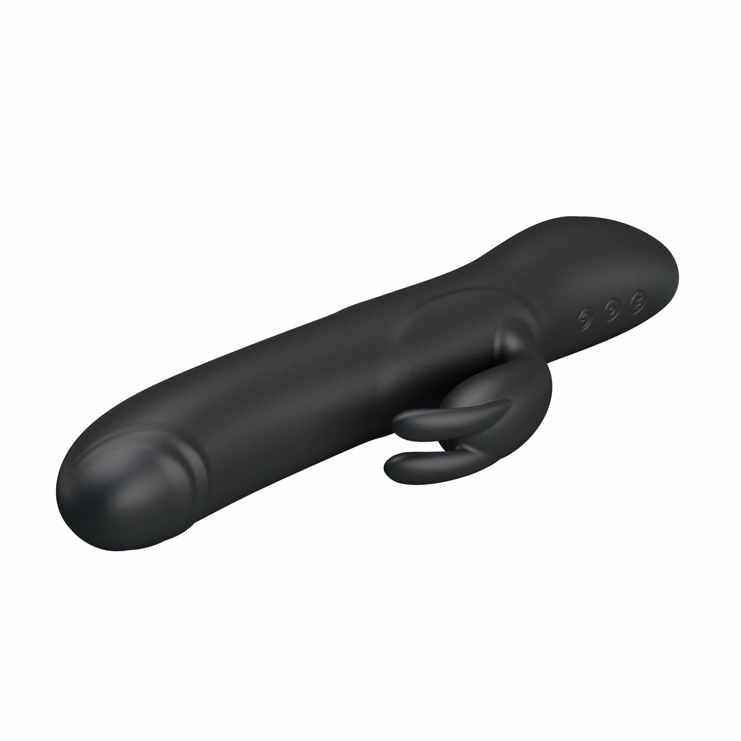 Pretty Love - Colin Vibrating Rotating Rabbit Vibrator (Black)
