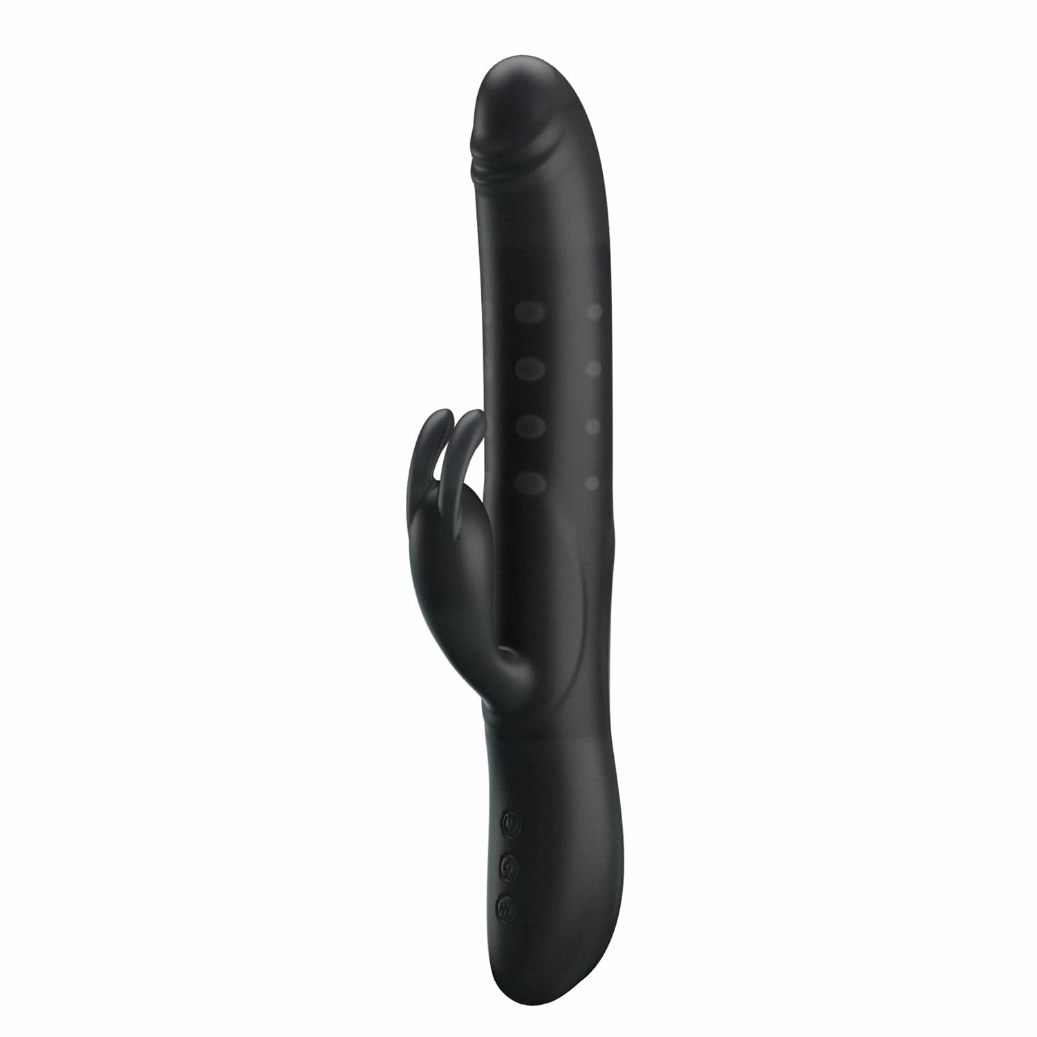Pretty Love - Colin Vibrating Rotating Rabbit Vibrator (Black)