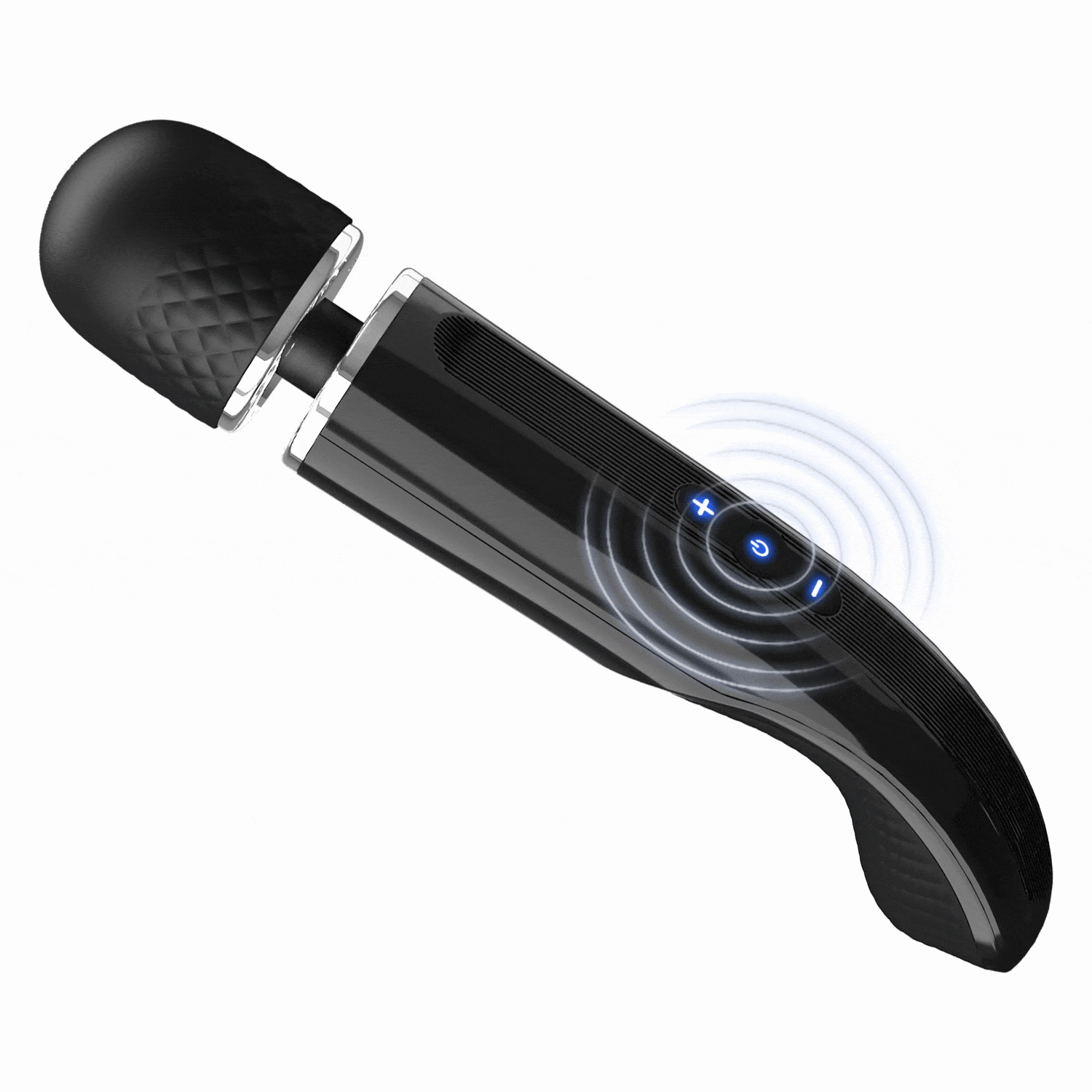 Pretty Love - Super Power Fascinating Wand Massager (Black)