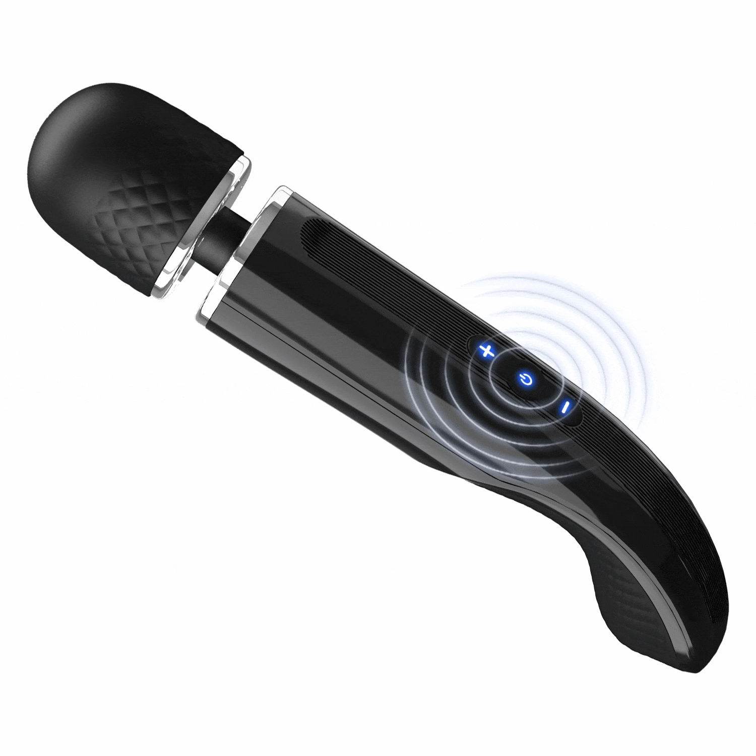 Pretty Love - Super Power Fascinating Wand Massager (Black)