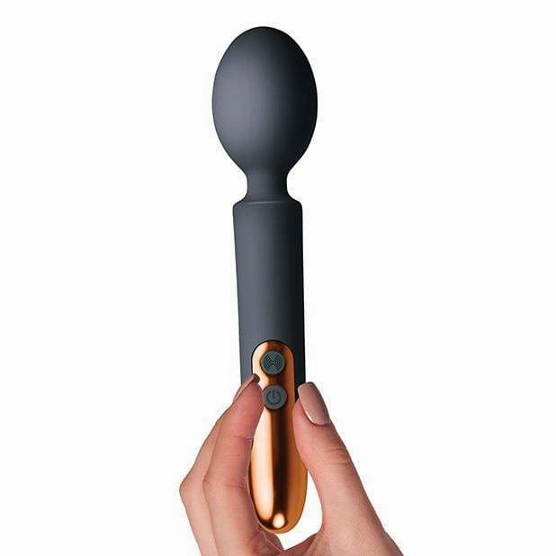 RocksOff - Oriel Rechargeable Wand Massager (Black)
