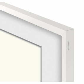 Samsung 65" The Frame Customizable Bezel - Modern White was (2021 Model)