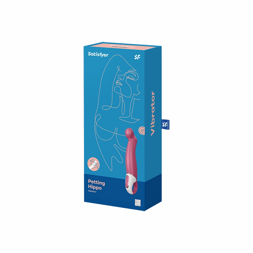 Satisfyer - Petting Hippo G Spot Vibrator (Pink)