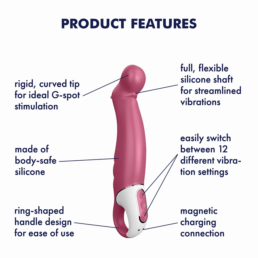 Satisfyer - Petting Hippo G Spot Vibrator (Pink)