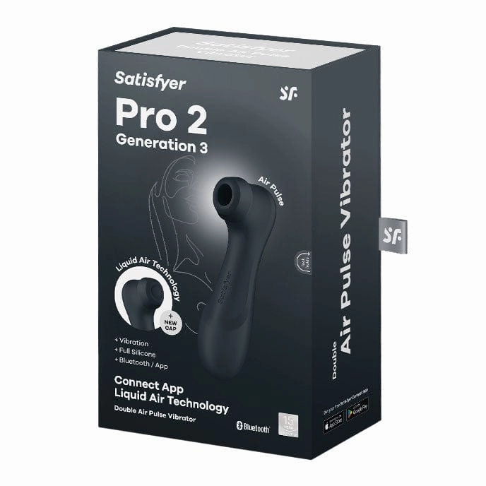 Satisfyer - Pro 2 Generation 3 App-Controlled Clitoral Liquid Air Pulse Stimulator