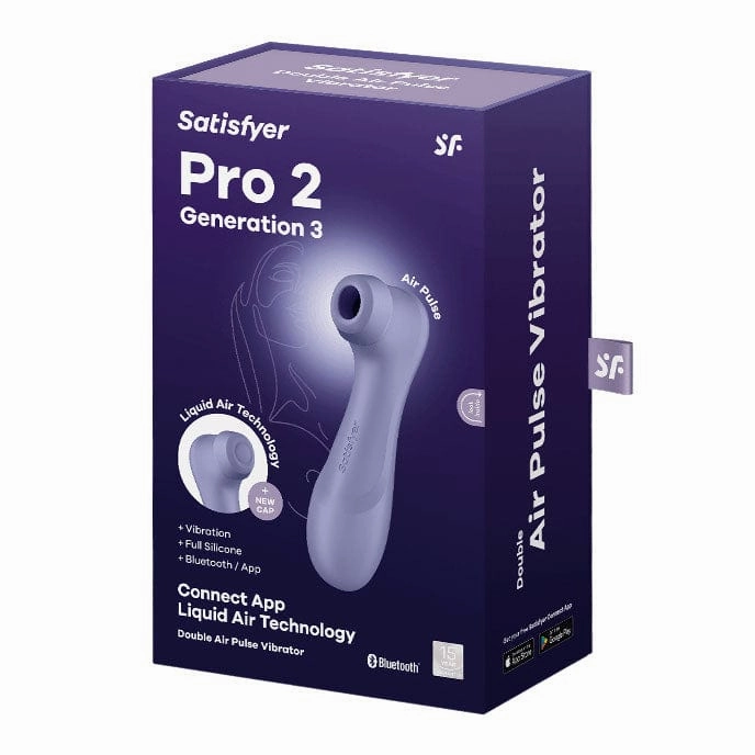 Satisfyer - Pro 2 Generation 3 App-Controlled Clitoral Liquid Air Pulse Stimulator