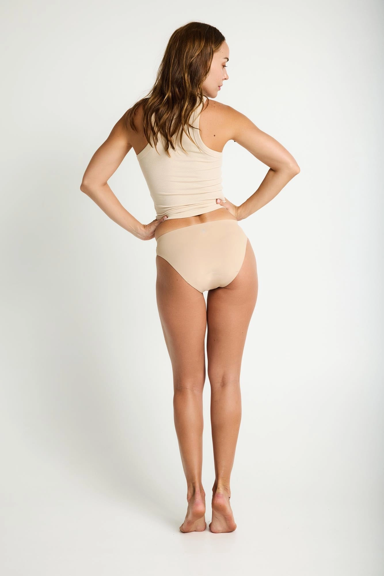 Seamfree Bikini Moderate Cashew