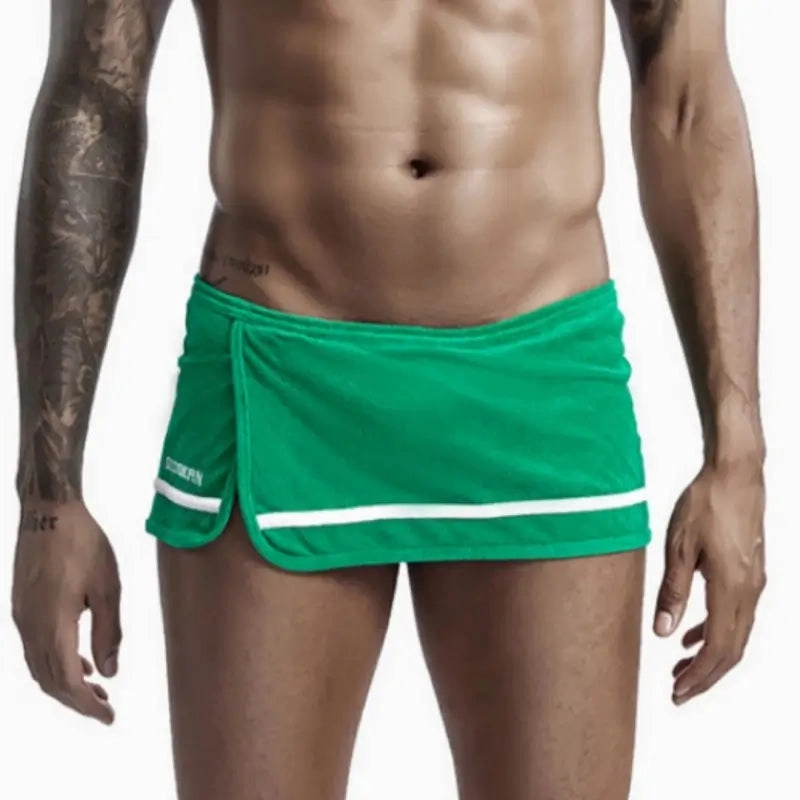 Seobean Men's Cotton Boxer Shorts Breathable Sexy Underwear 90508