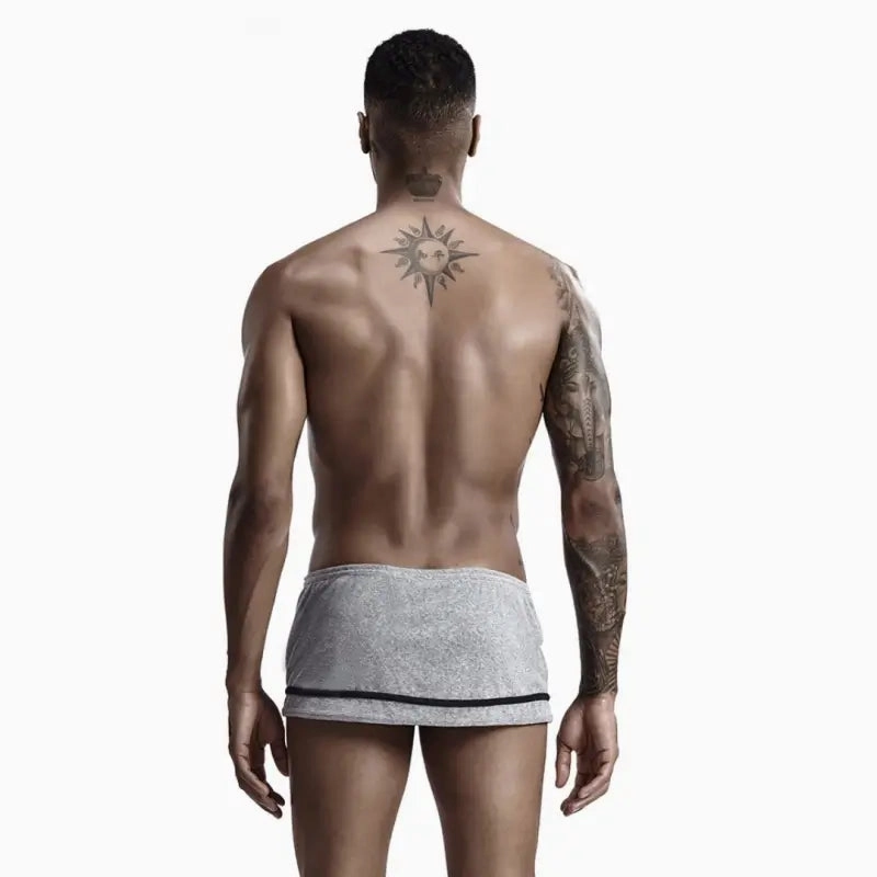 Seobean Men's Cotton Boxer Shorts Breathable Sexy Underwear 90508
