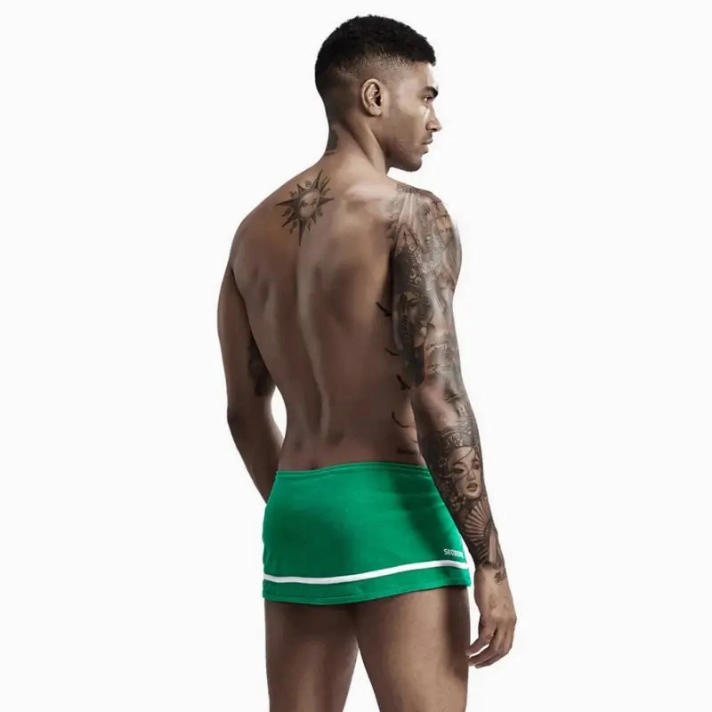 Seobean Men's Cotton Boxer Shorts Breathable Sexy Underwear 90508