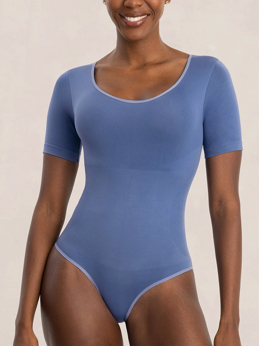 Shapermint Essentials All Day Every Day Short Sleeve Bodysuit