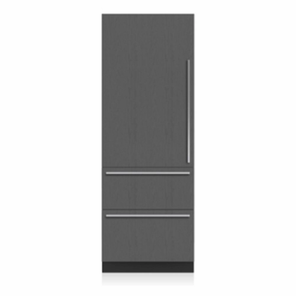 Sub-Zero DET3050CI/L 30" Designer Over-and-Under Refrigerator/Freezer with Ice Maker - Panel Ready